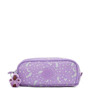 Kipling Gitroy Printed Pencil Case Bags Galaxy Metallic | AU 1910SG